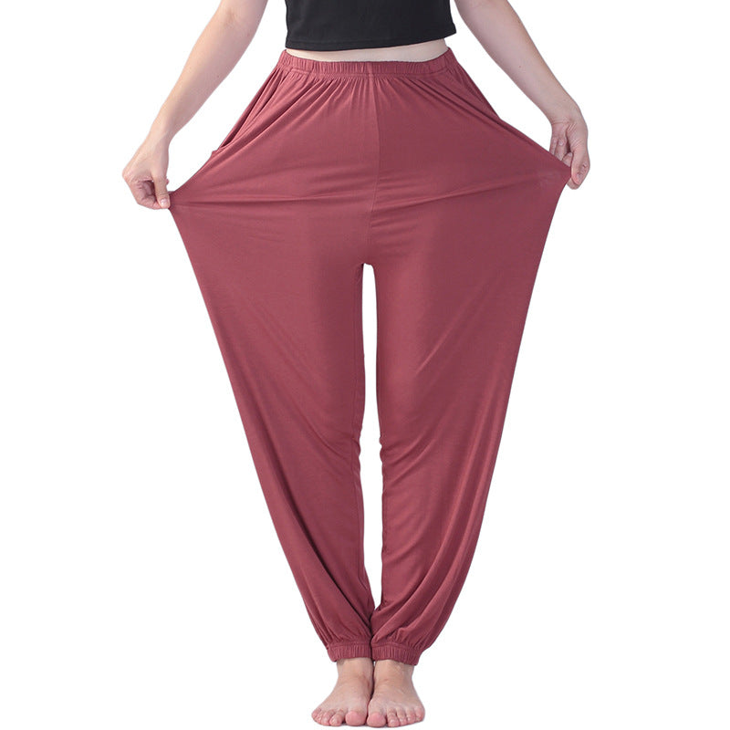 Women's High Waist Elastic Length Yoga Sports Pants