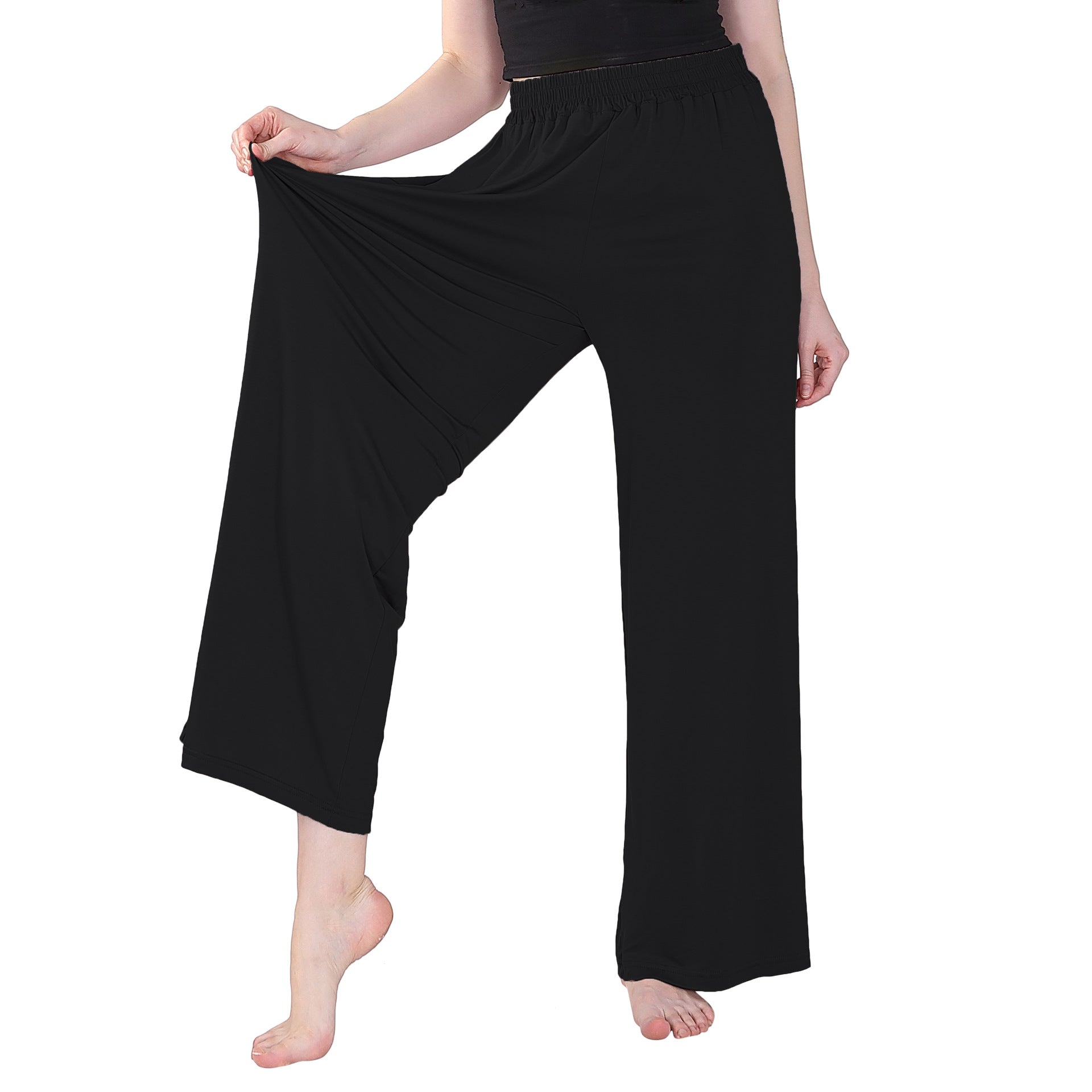 Women's Draping Home Harem Wide Leg Lazy Pants