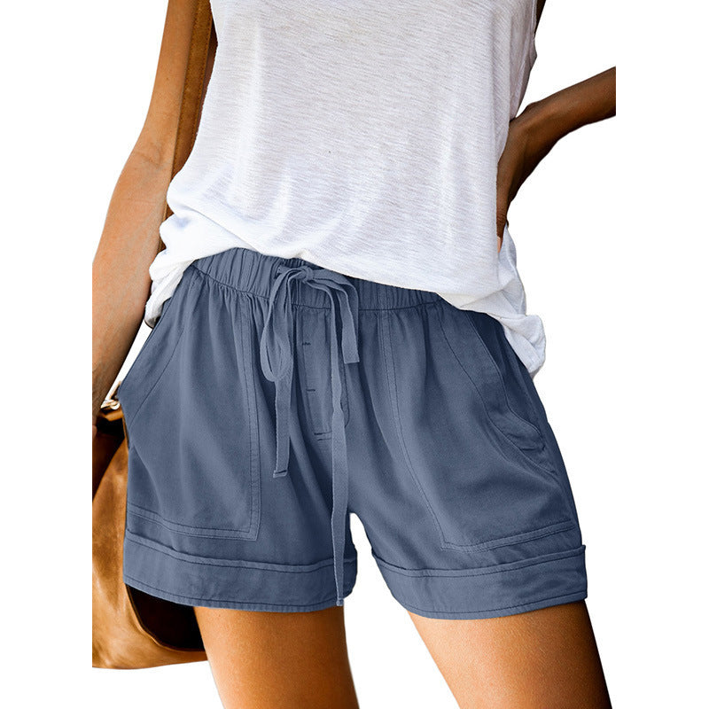 Women's Casual Wide Leg Loose Summer High Shorts