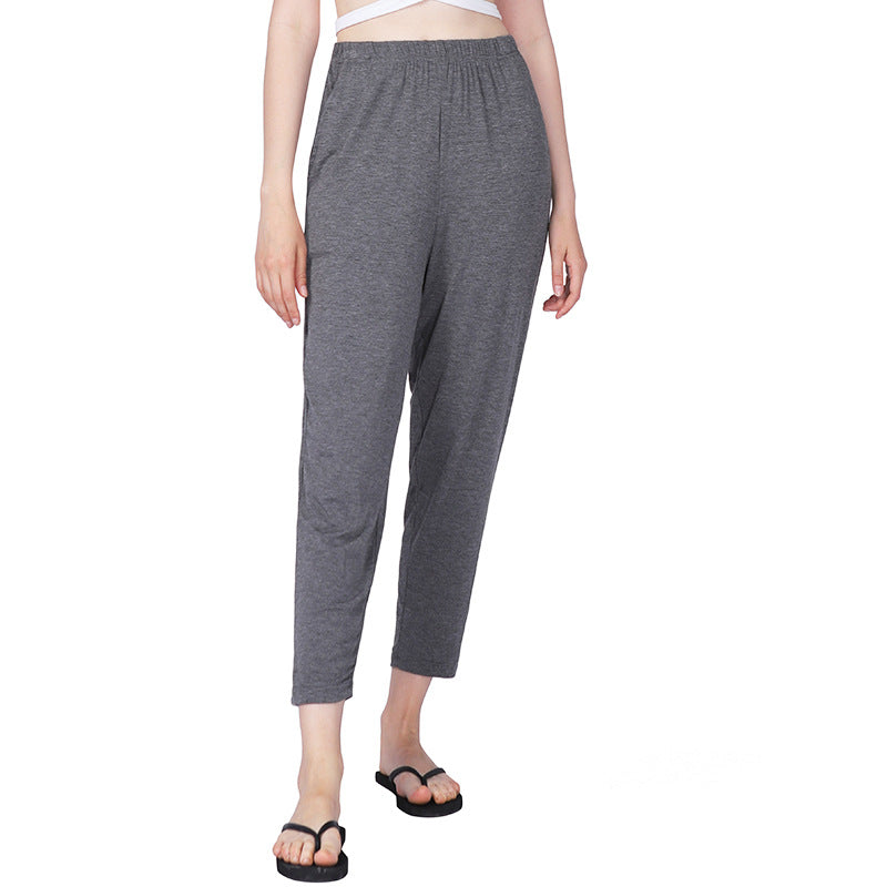 Women's High Elastic Casual Base Home Loose Pants