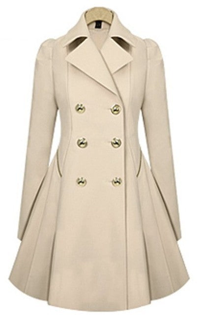 Classy Versatile Women's Slim-fit Mid-length Commuter Coats