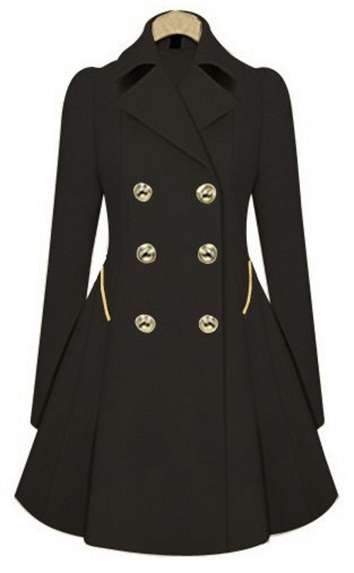 Classy Versatile Women's Slim-fit Mid-length Commuter Coats