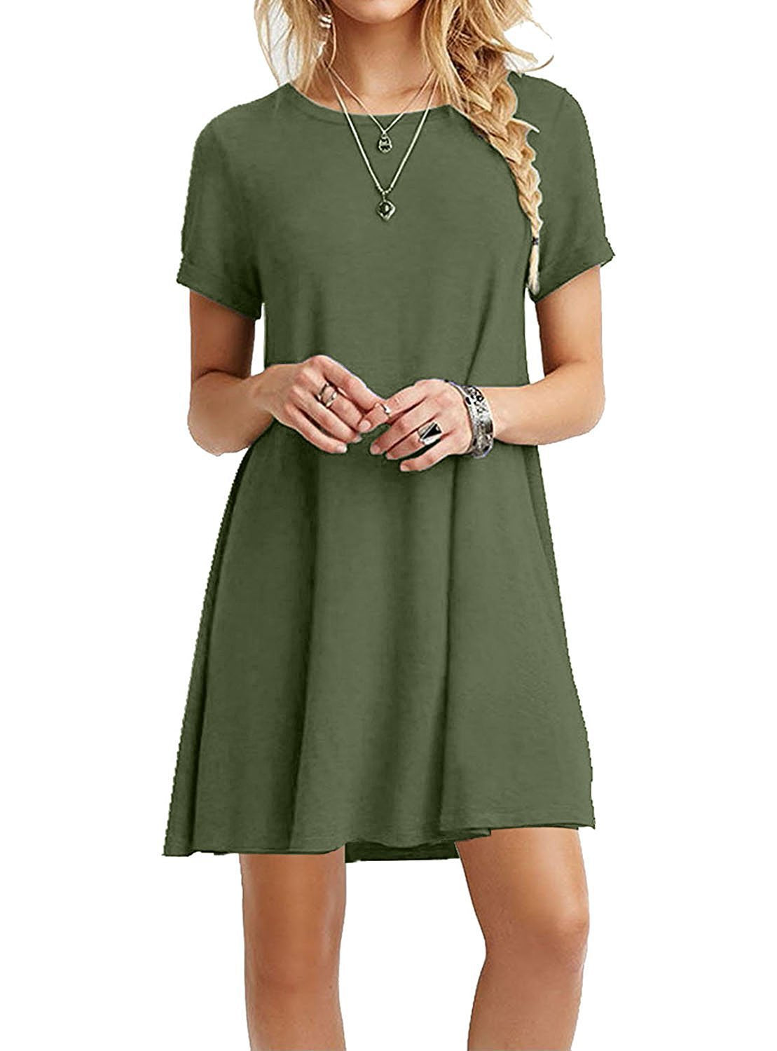 Women's Fashion Cool Trendy Short-sleeved Dress Blouses