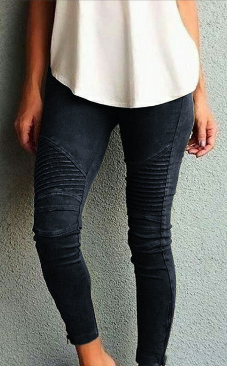 Women's Fashion Casual Slim Fit Skinny Elastic Pants