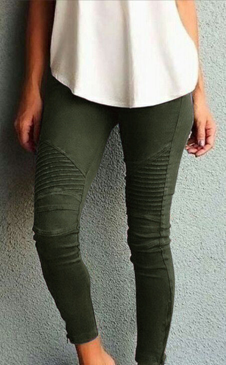 Women's Fashion Casual Slim Fit Skinny Elastic Pants