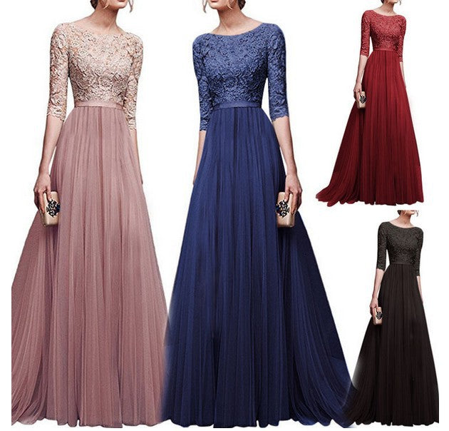 Casual Women's Popular Chiffon Long Dress Dresses