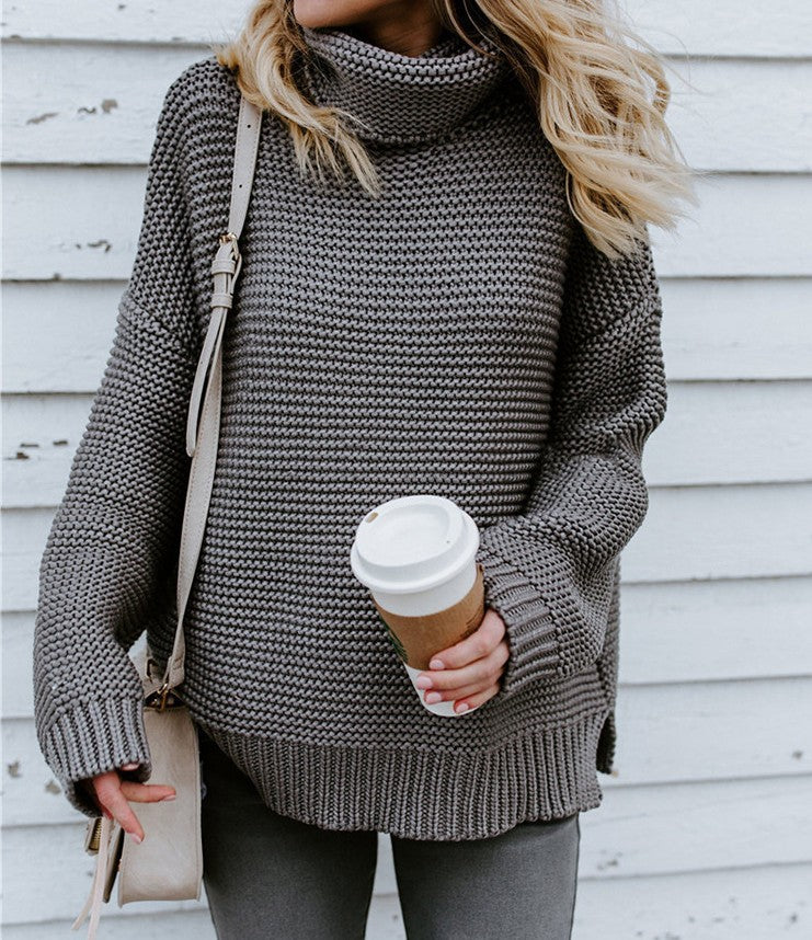 Charming Elegant Women's Long Sleeve Turtleneck Sweaters