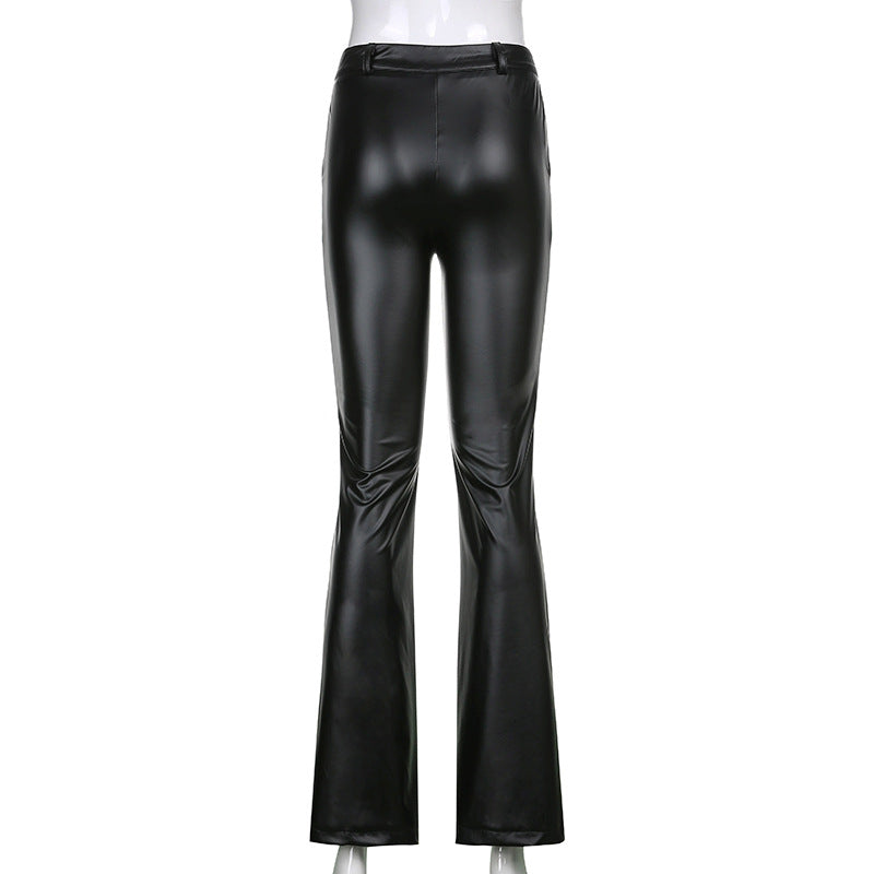 Women's Fashion Elegant Attractive Leather Now Pants