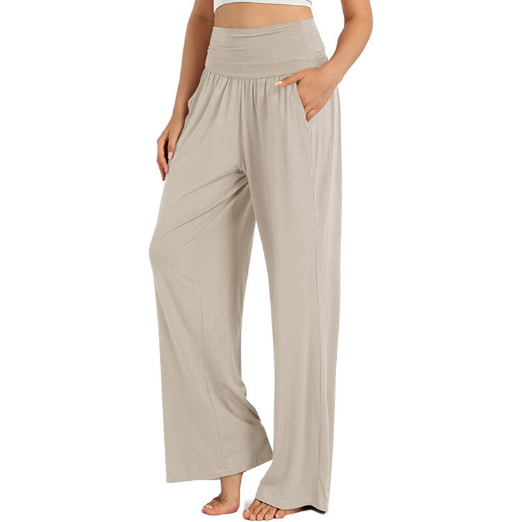 High Waist Wide Leg Loose Casual Pants