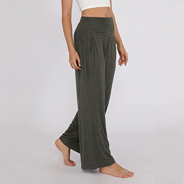 High Waist Wide Leg Loose Casual Pants