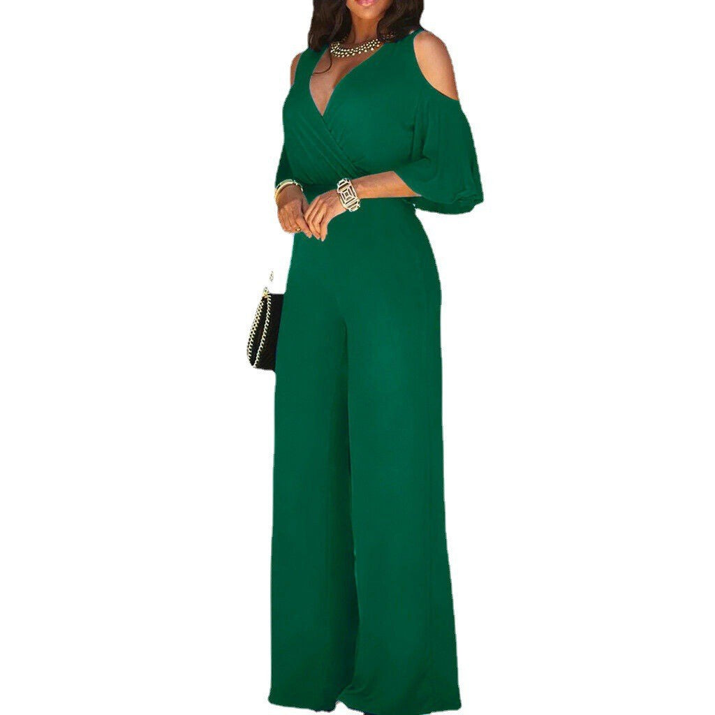 Charming Women's Graceful Stylish Wide-leg Belt Coats