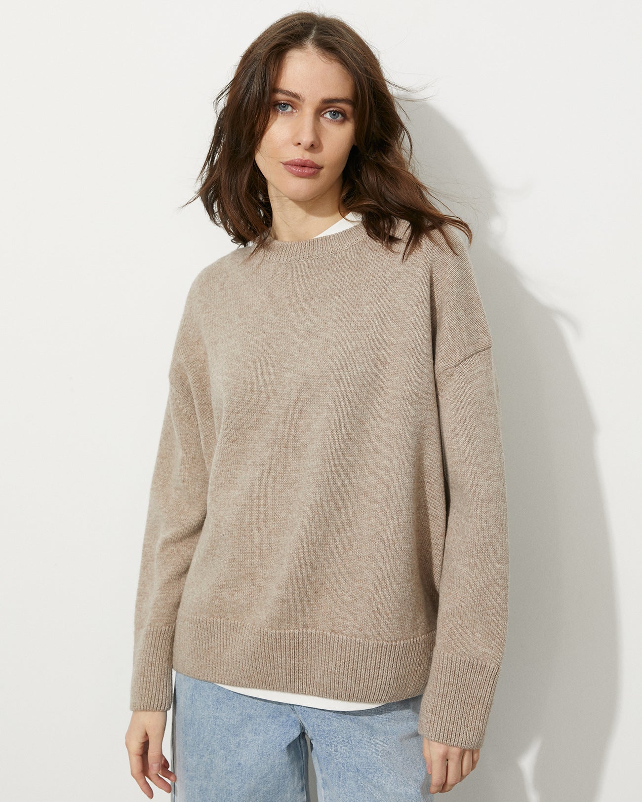 Women's Russian Round Neck Pullover Loose For Sweaters