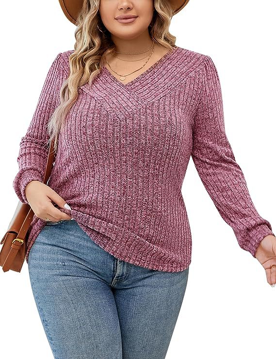 Women's Loose Casual Long Sleeves Fleece Shirt Sweaters