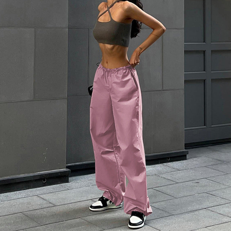 Women's Street Fashion Trends Simple Loose Trousers Pants