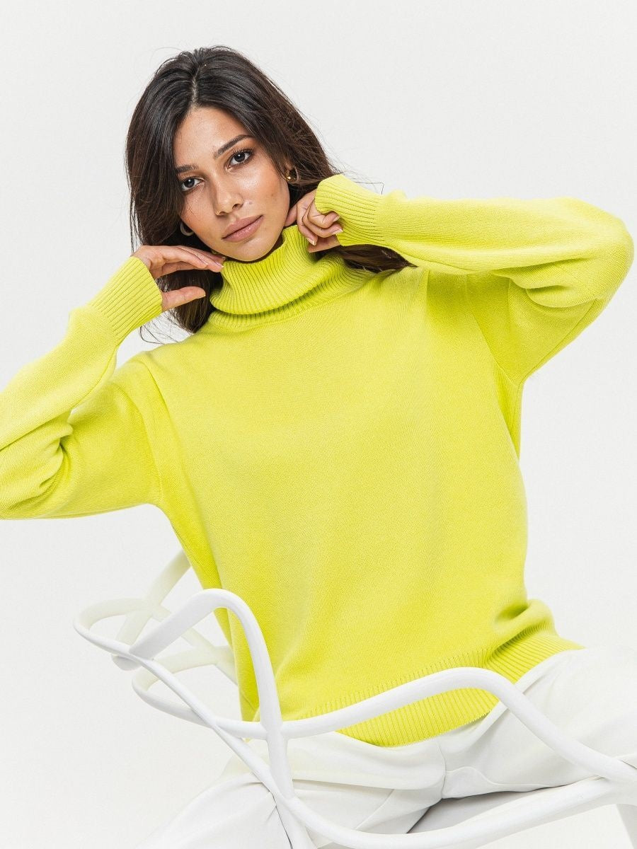 Women's Trendy Innovative Cool Loose Turtleneck Sweaters