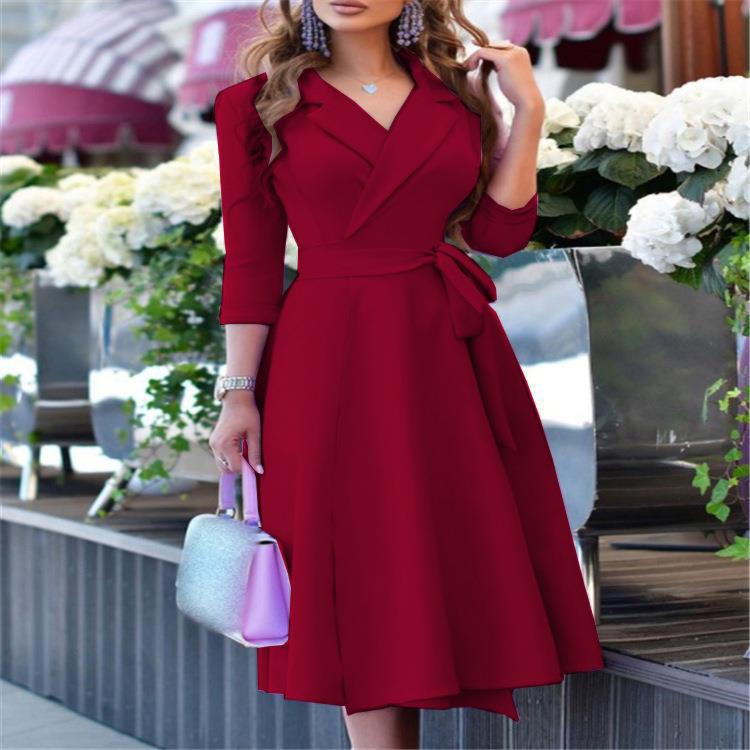 Slouchy Casual Spring Fashionable Midi Dress Dresses