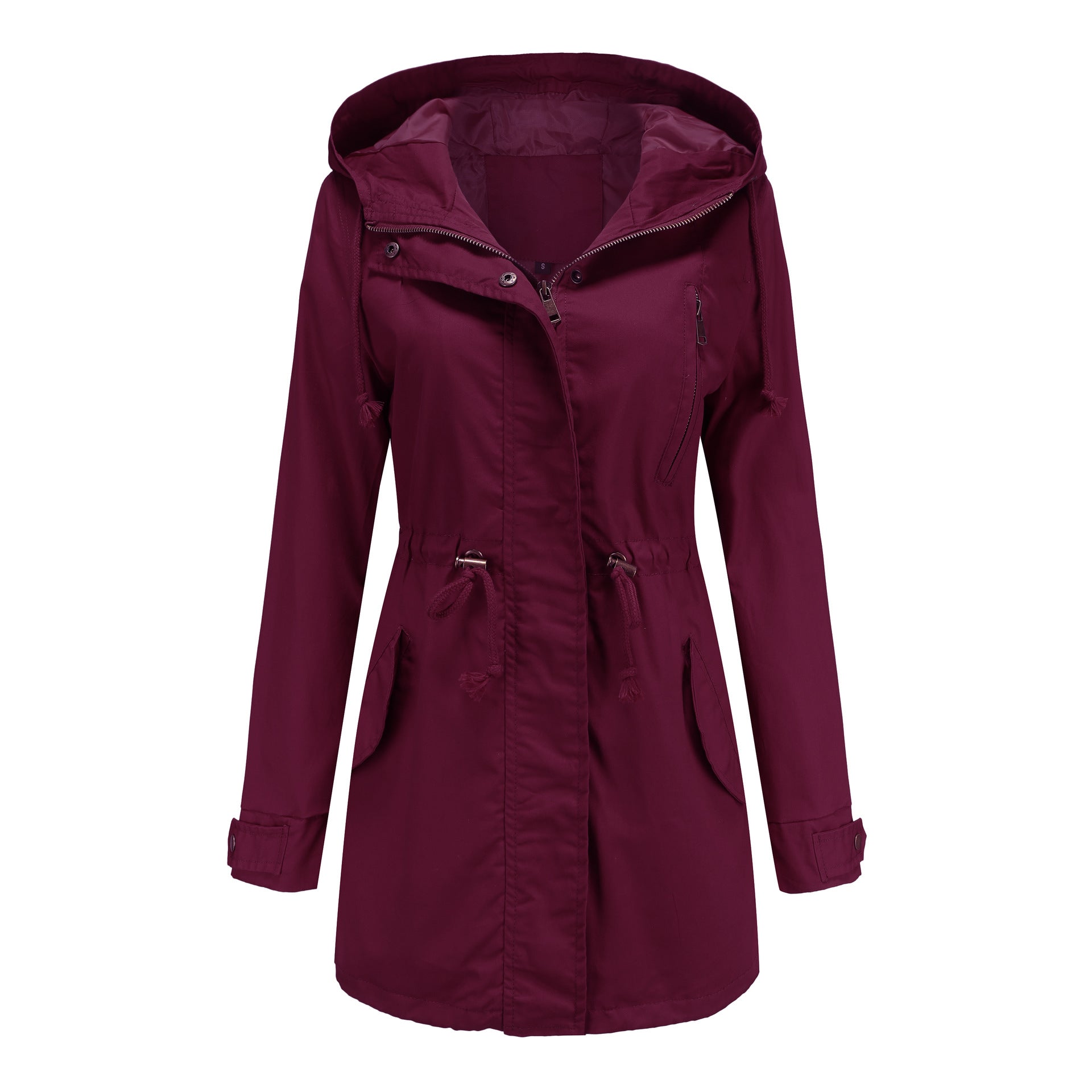 Innovative Women's Anorak Loose Solid Color Coats