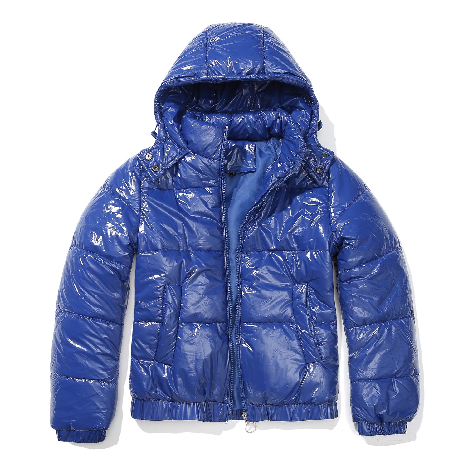 Splash Coat Hooded Cotton-paddeded Splash Proof Fashionable Long Coats – fitspromag