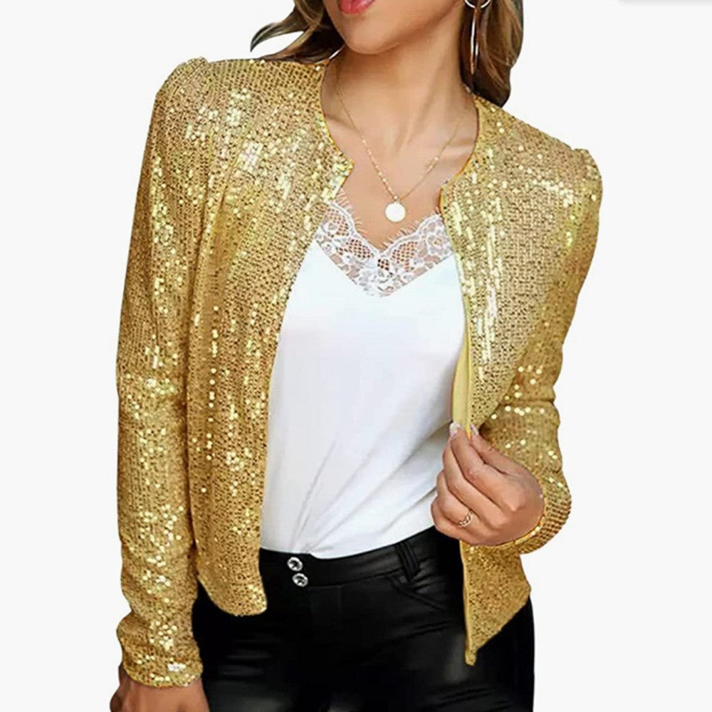 Women's Pretty Spring Fashion Sequined Casual Clothing