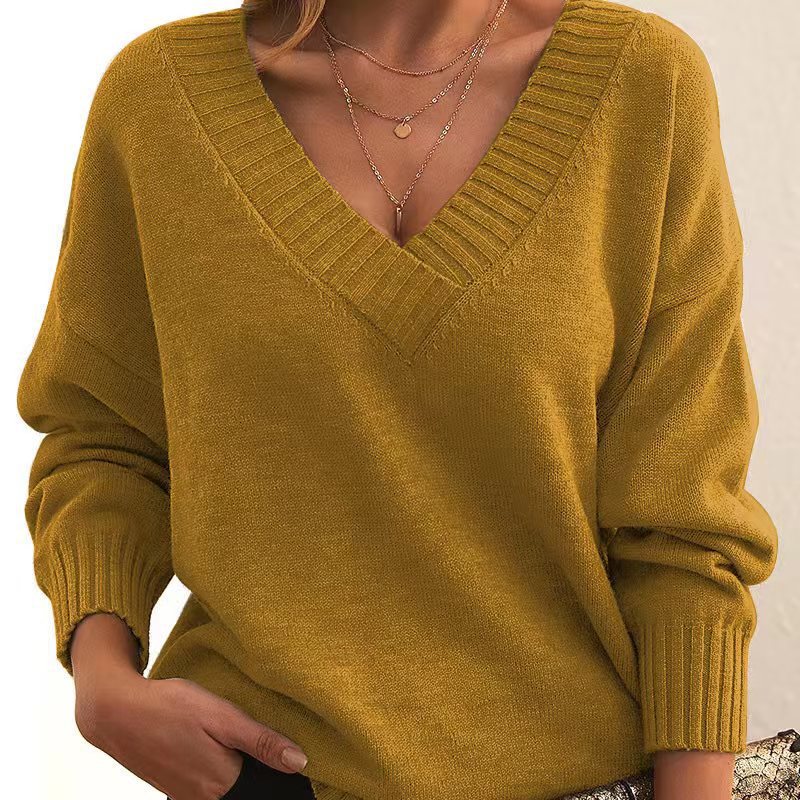 Women's Slouchy Creative Pullover Loose Casual Sweaters