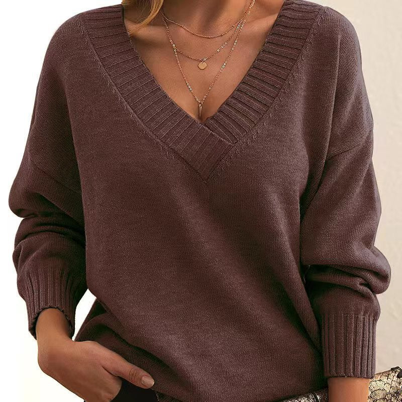 Women's Slouchy Creative Pullover Loose Casual Sweaters