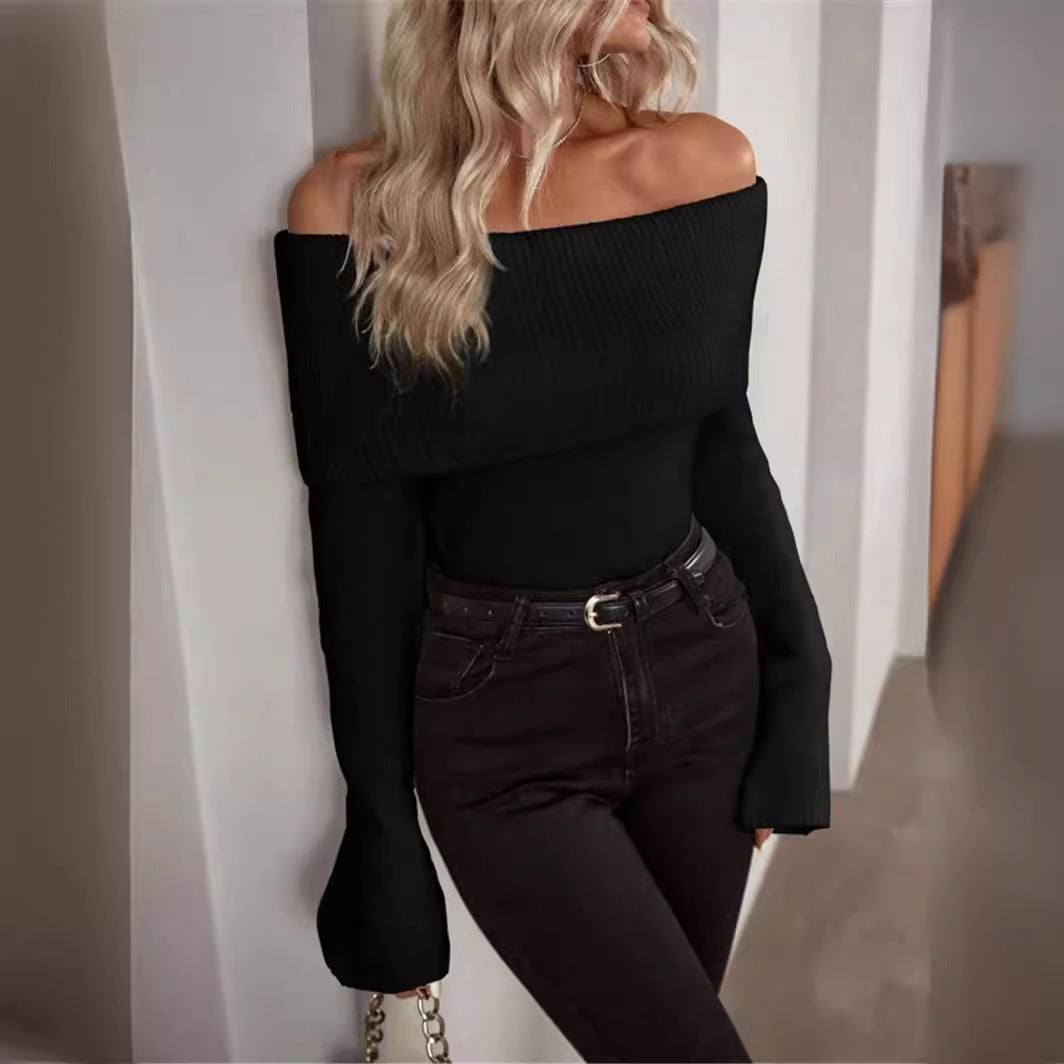 Women's Slim Fit Fashion Sexy Knitted Long Sweaters