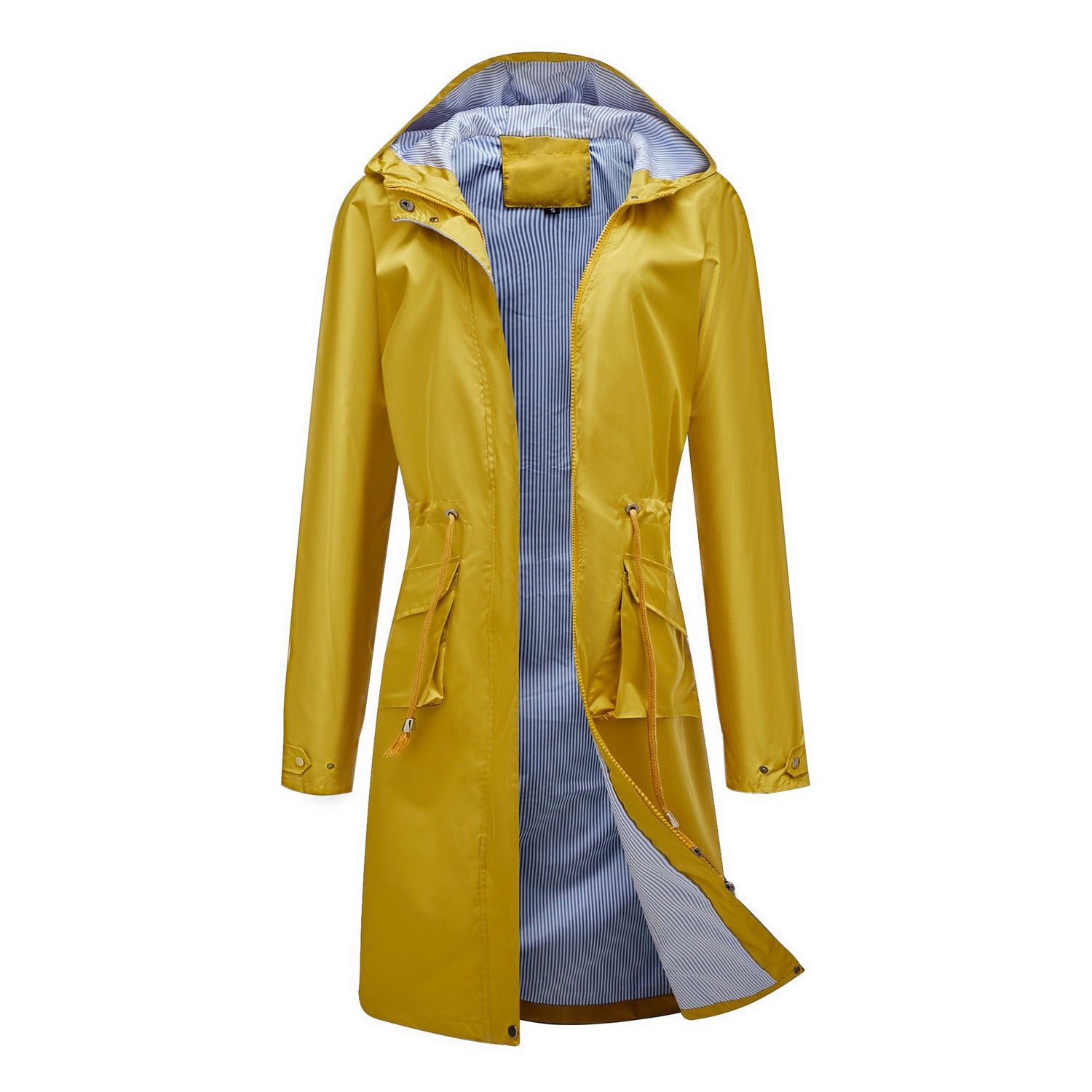 Women's Long Windbreaker Lengthened Waterproof Loose Long-sleeve Coats