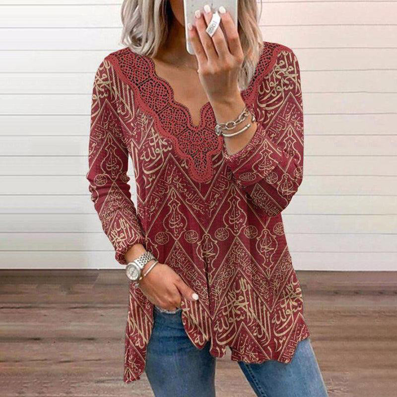 Women's New Printed Fashion Casual Wear Blouses