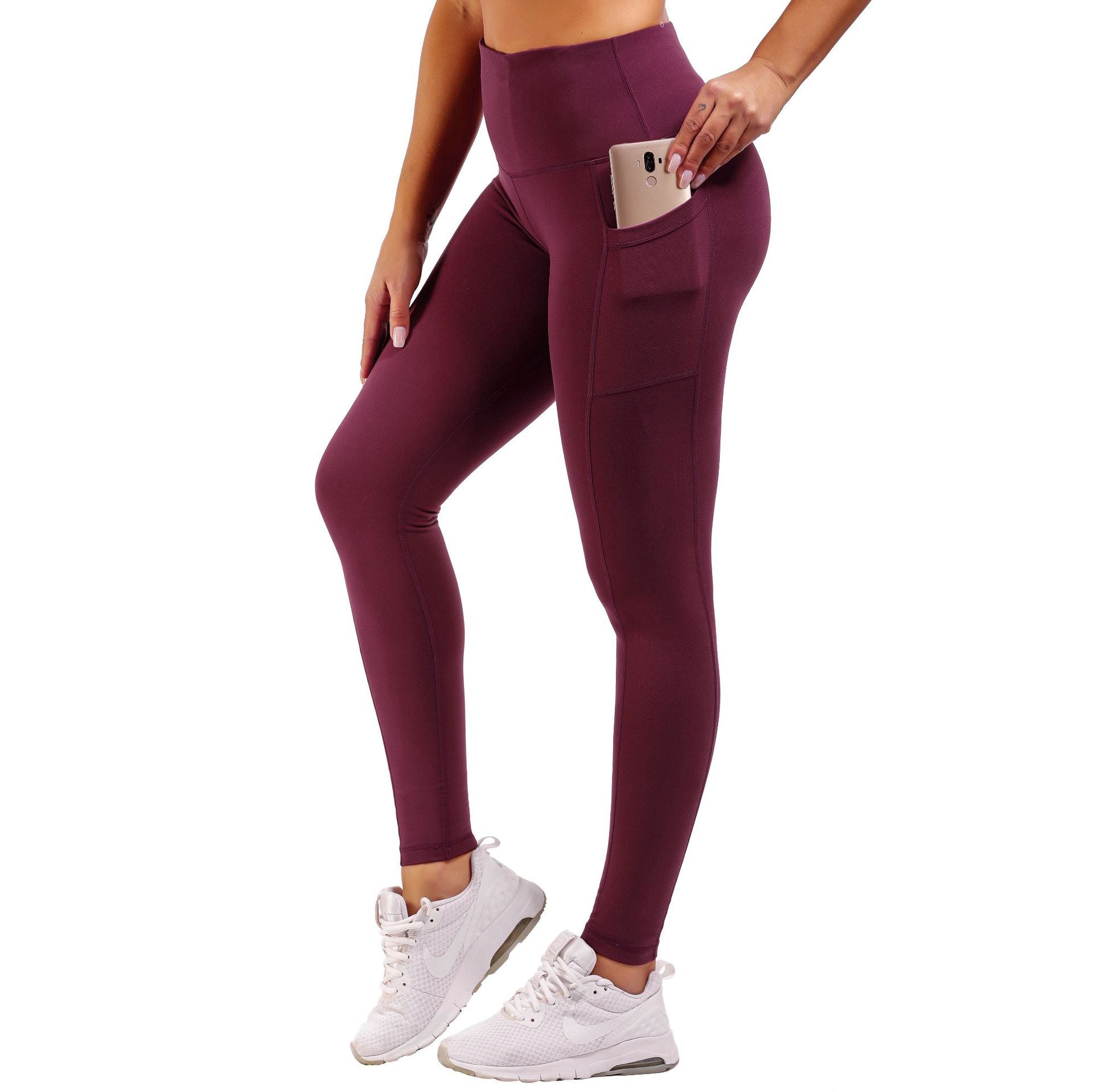 Sports Brushed Nude Feel Yoga Slimming Leggings