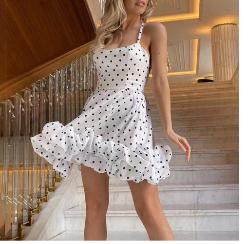 Popular Fashion Suspenders Large Swing Dress Dresses