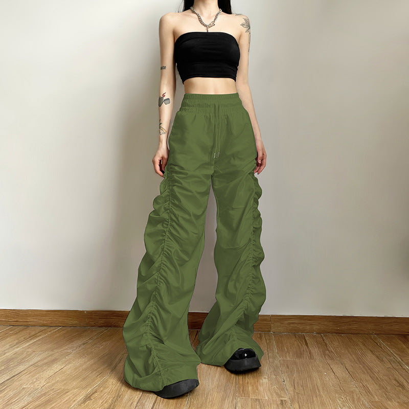 Women's Summer Fashion Street Shooting High Waist Hip Pants