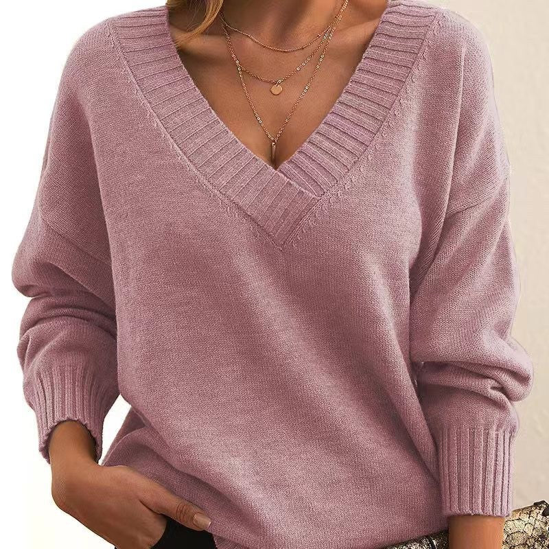 Women's Slouchy Creative Pullover Loose Casual Sweaters