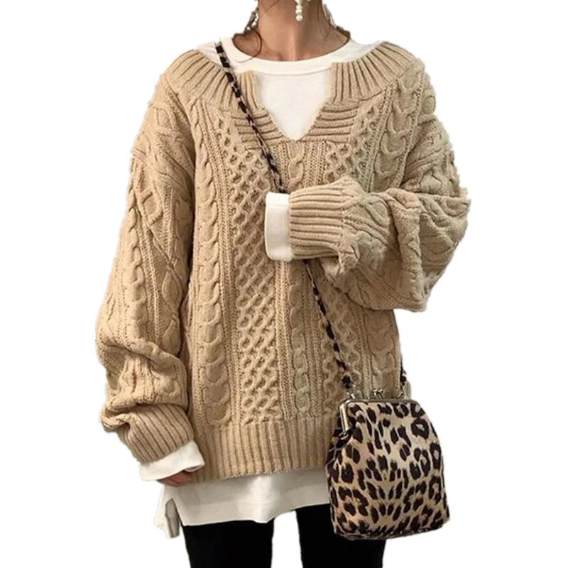 Beautiful Stylish Pretty Hemp Pattern Casual Sweaters