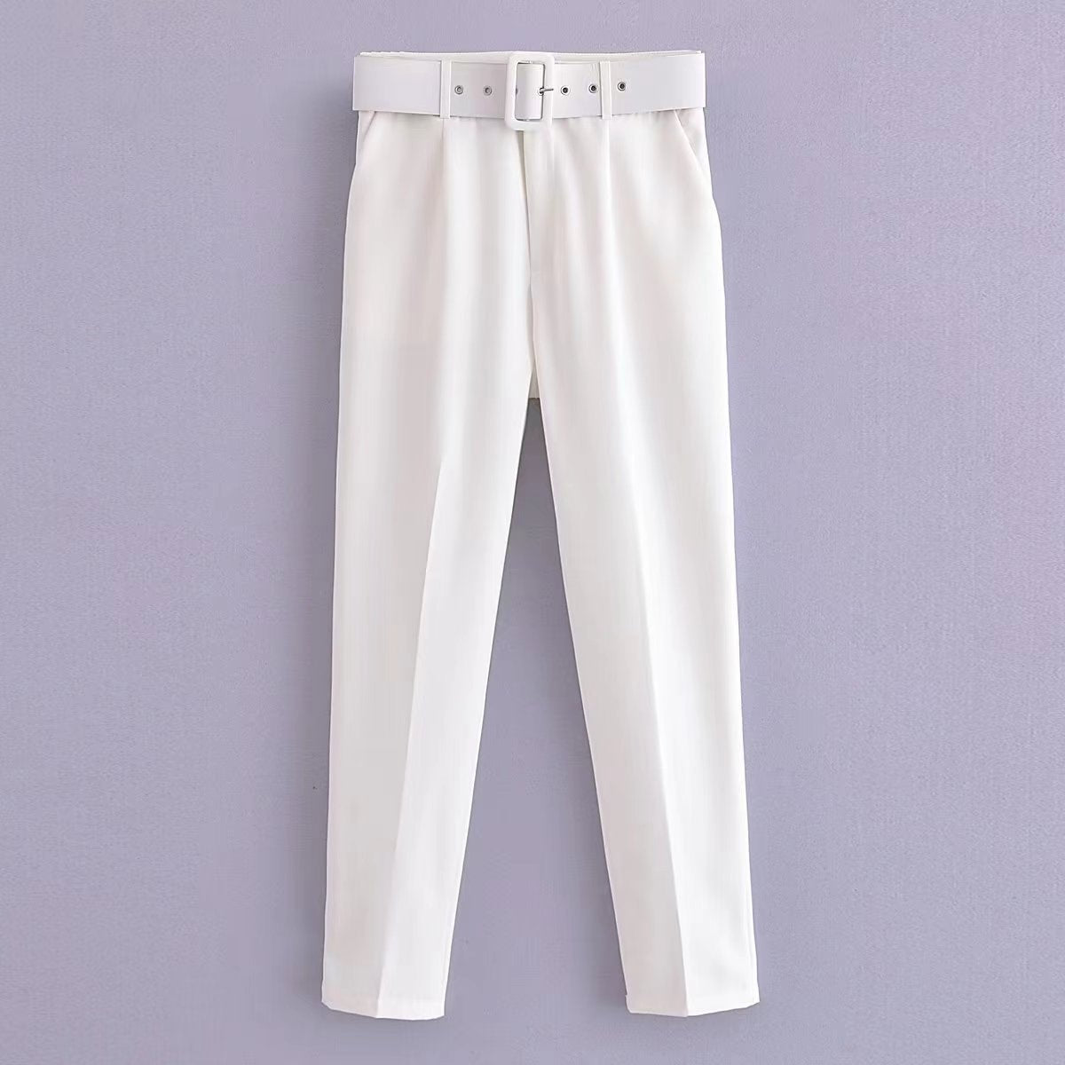 Micro Elastic Slim Fit Figure Flattering Pants