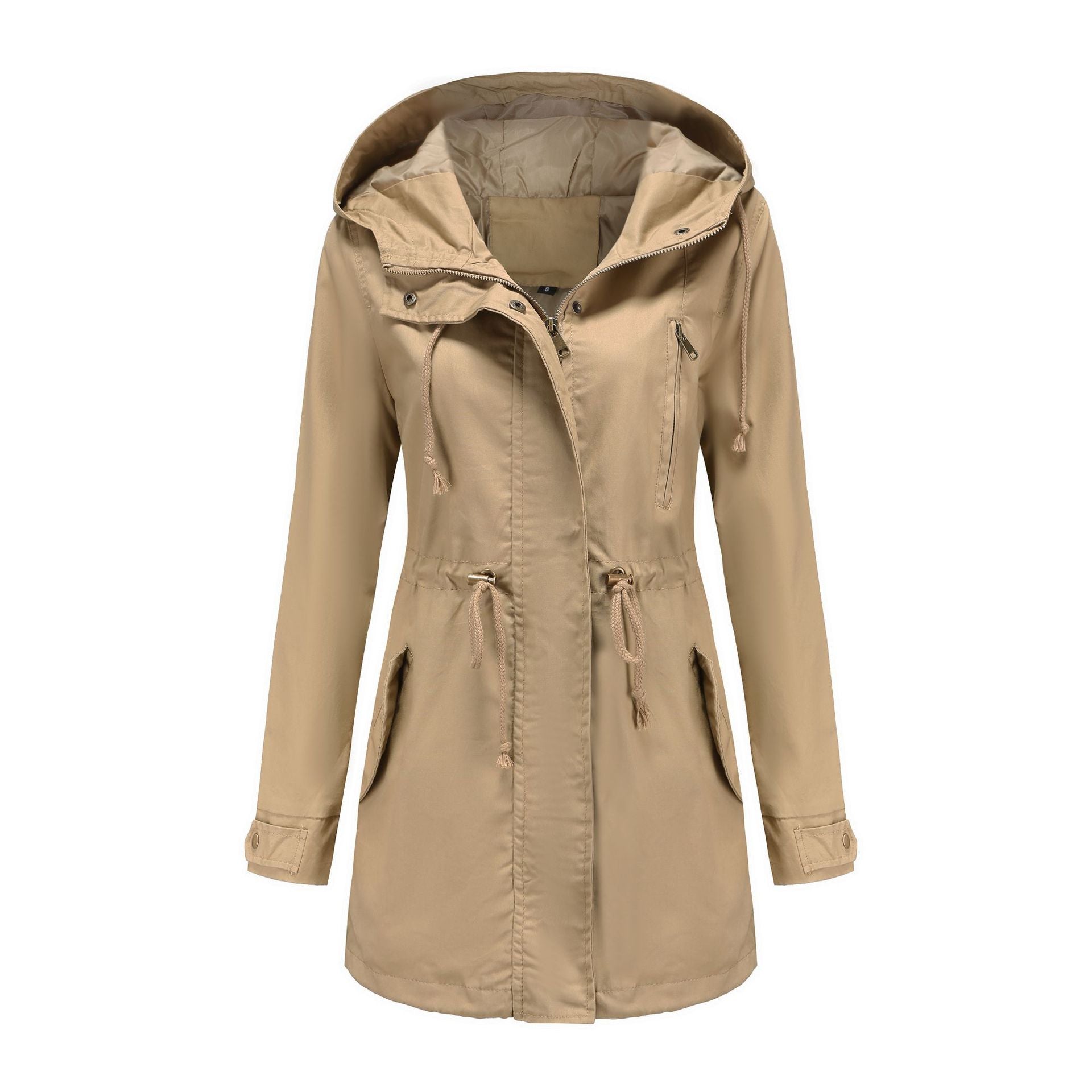 Innovative Women's Anorak Loose Solid Color Coats