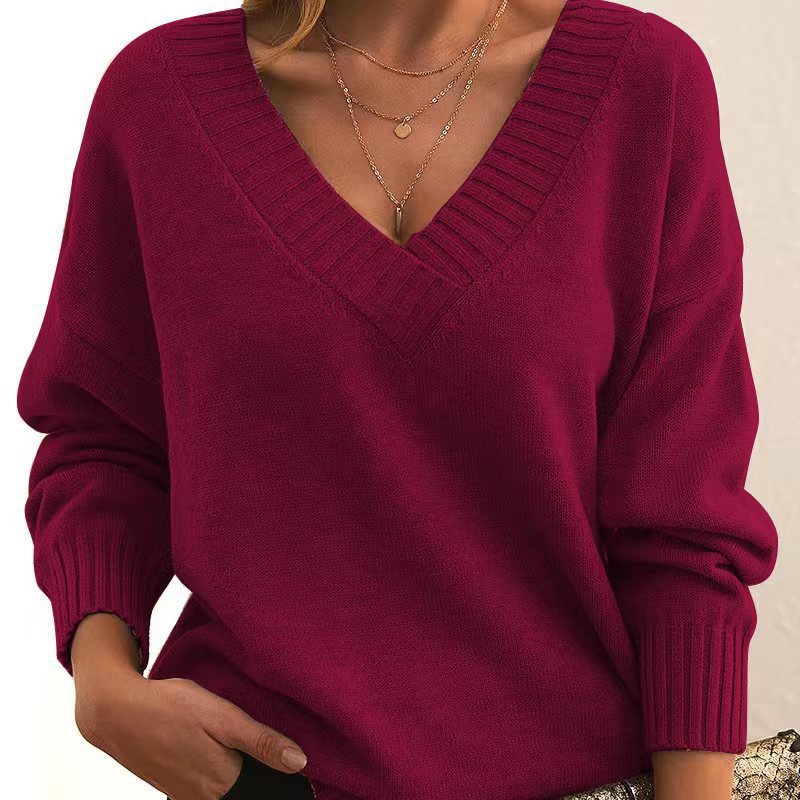 Women's Slouchy Creative Pullover Loose Casual Sweaters