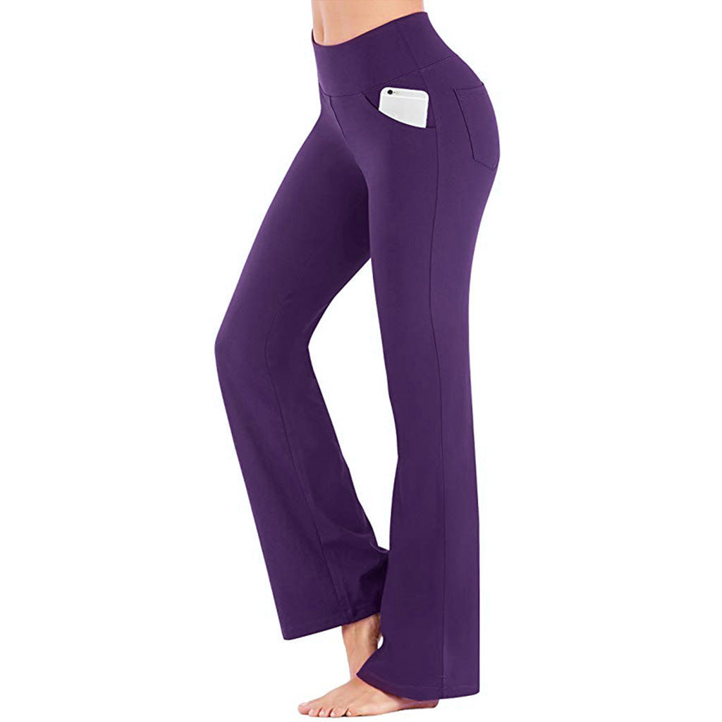 Skinny Wide-leg High Waist Casual Yoga Pants