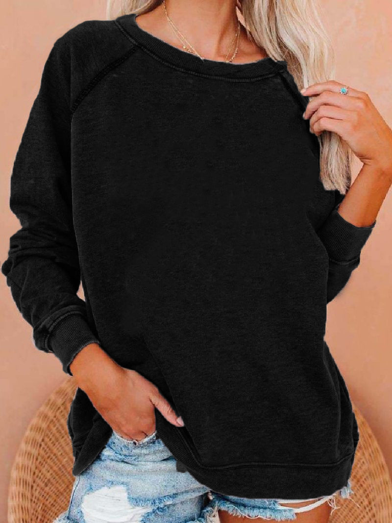 Versatile Durable Charming Long Sleeve Raglan Sweaters