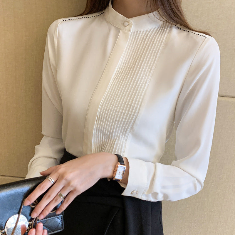 Women's Spring Long Sleeve Commuter Fashion Shirt Blouses