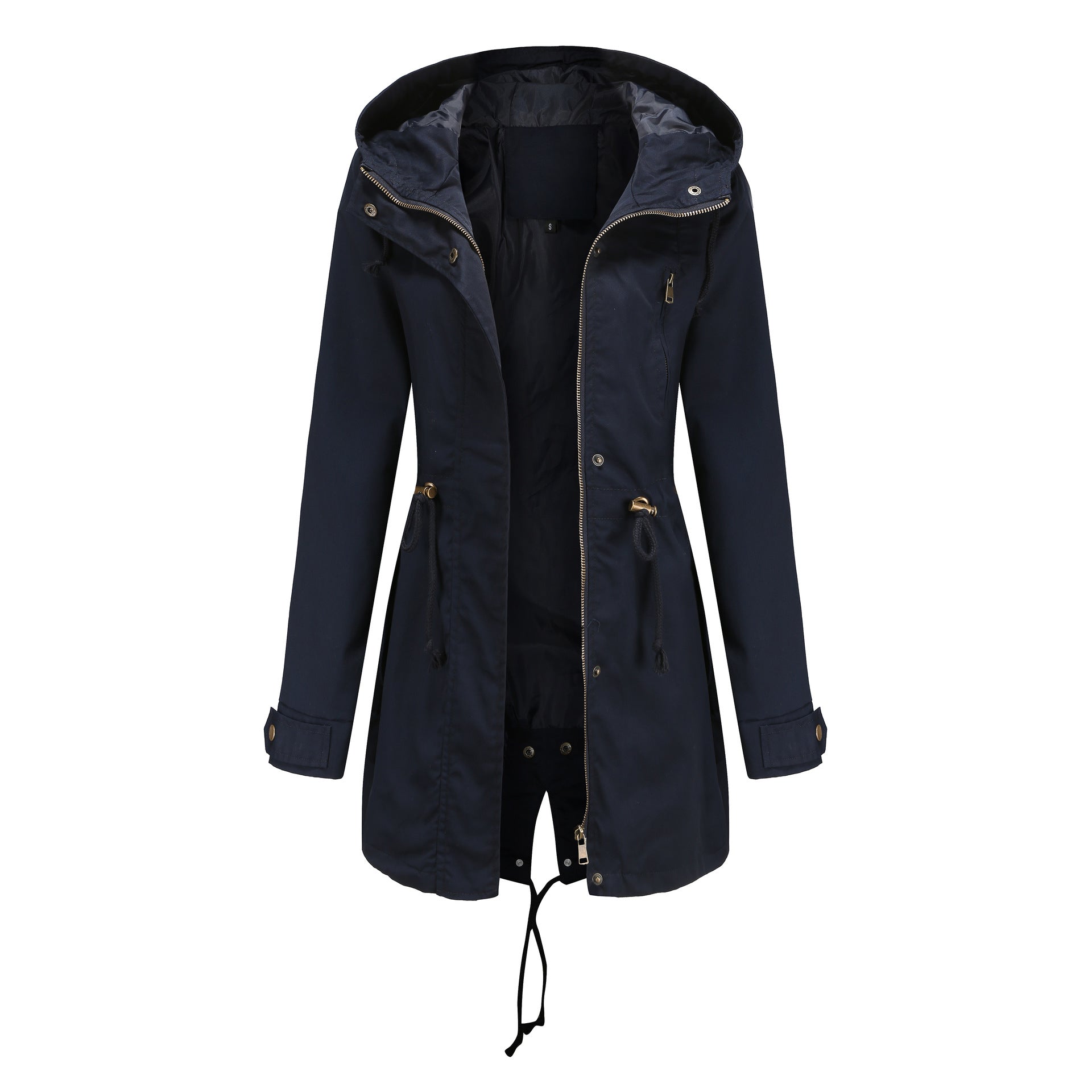 Innovative Women's Anorak Loose Solid Color Coats