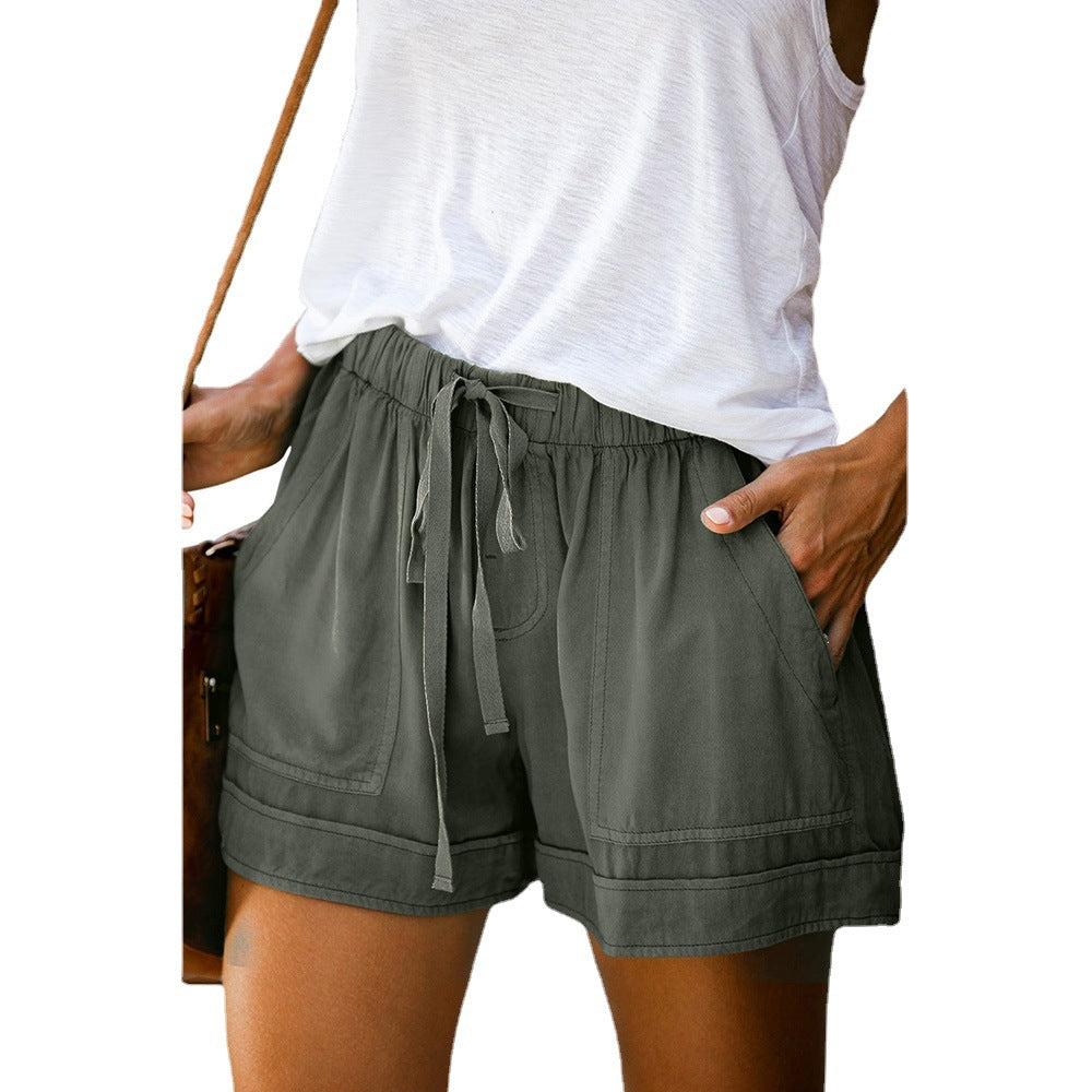 Women's Casual Wide Leg Loose Summer High Shorts