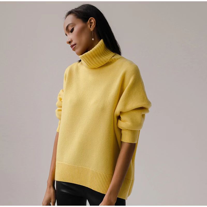 Creative Innovative Women's High Collar Loose Sweaters