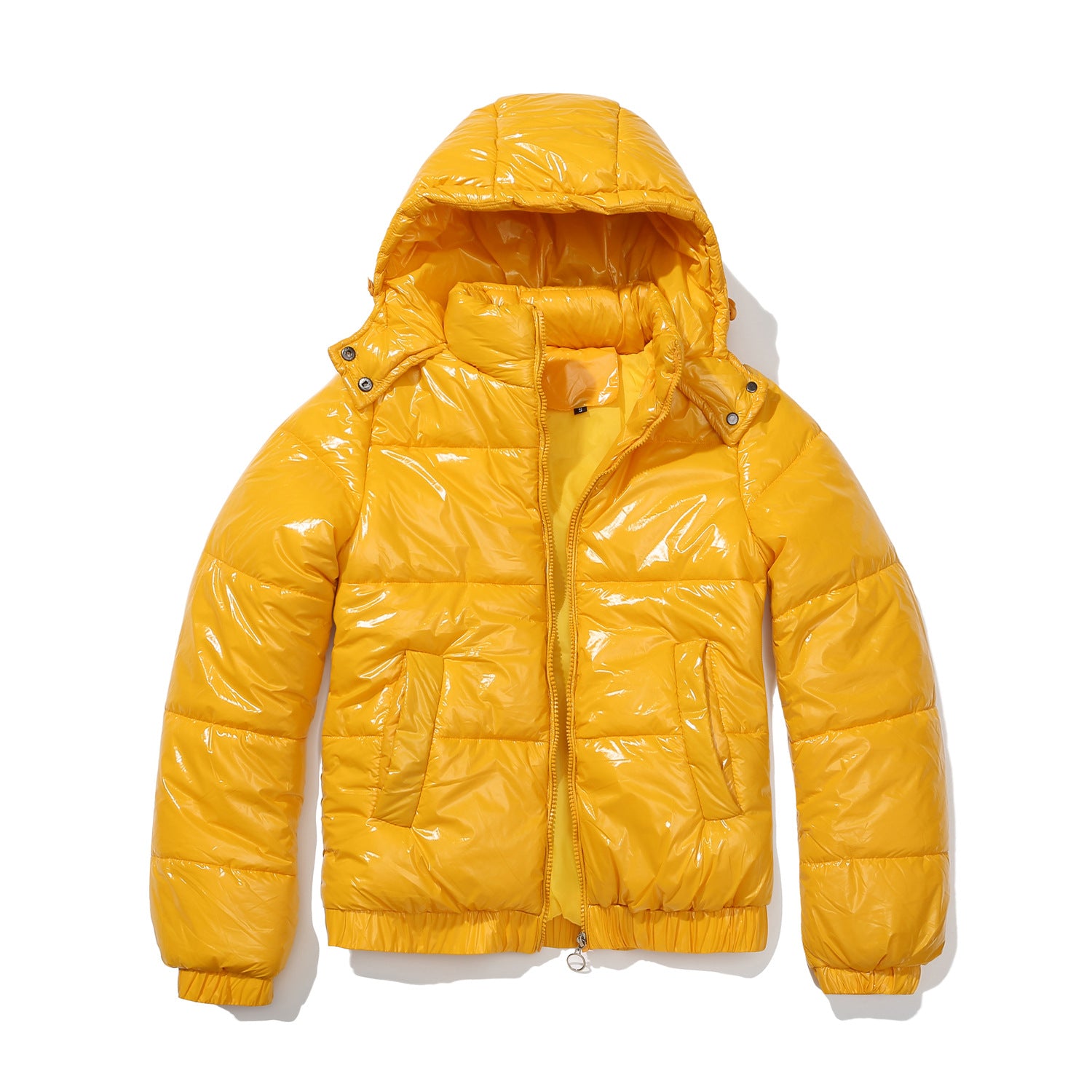 Splash Coat Hooded Cotton-paddeded Splash Proof Fashionable Long Coats – fitspromag