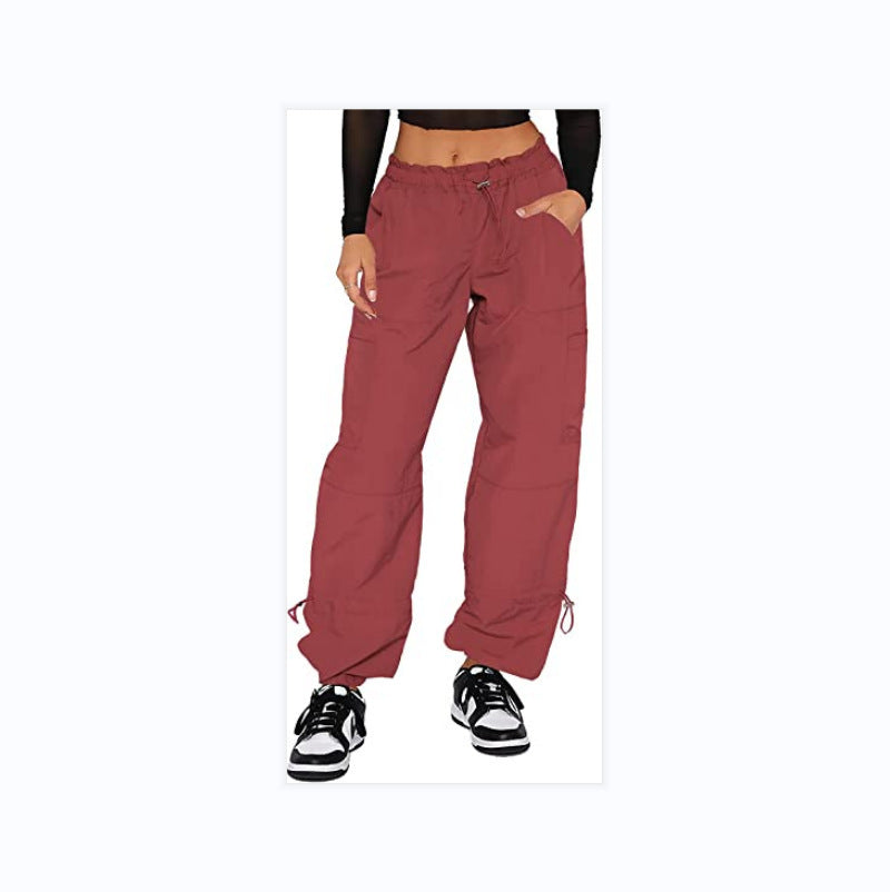 Women's Glamorous Loose Straight Cargo Casual Pants