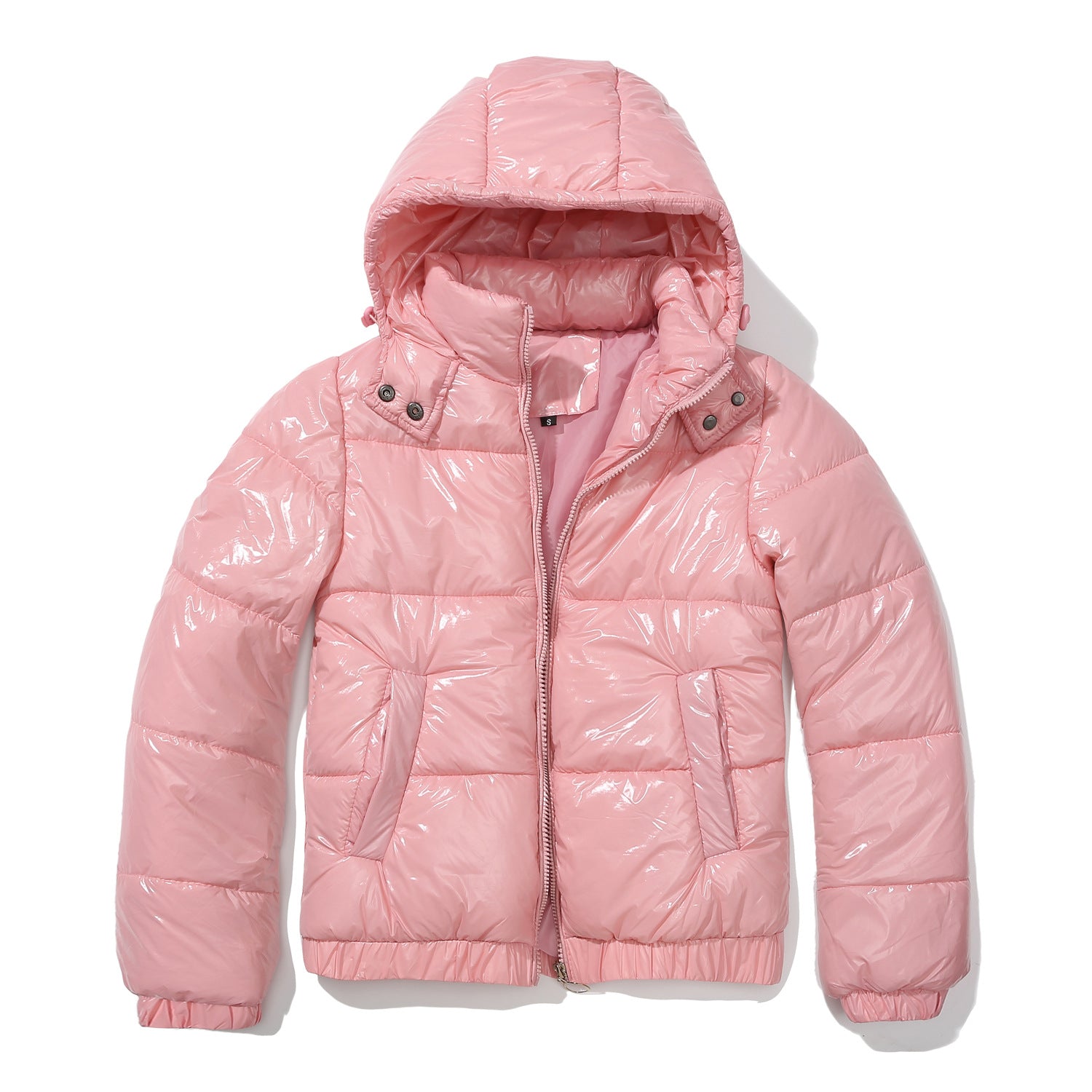 Splash Coat Hooded Cotton-paddeded Splash Proof Fashionable Long Coats – fitspromag