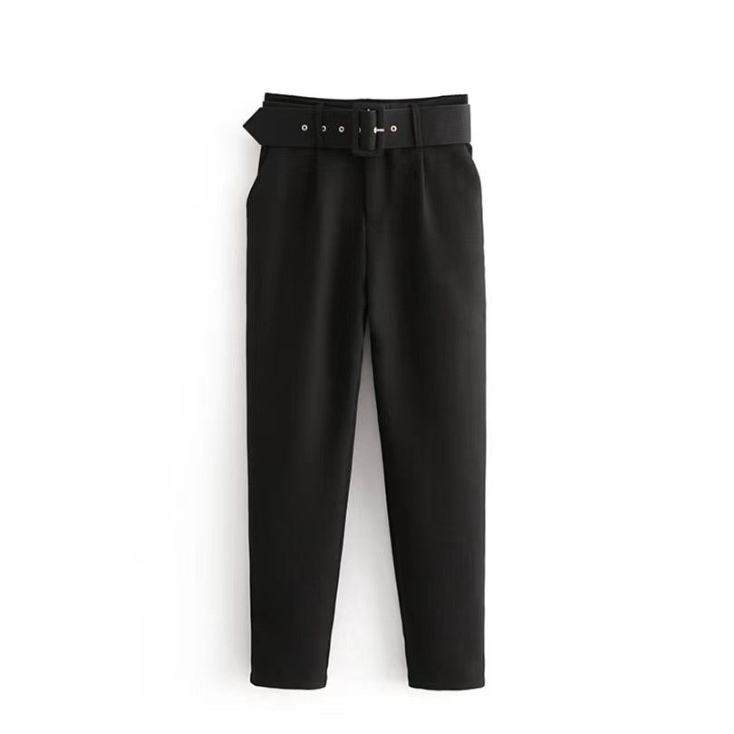 Micro Elastic Slim Fit Figure Flattering Pants