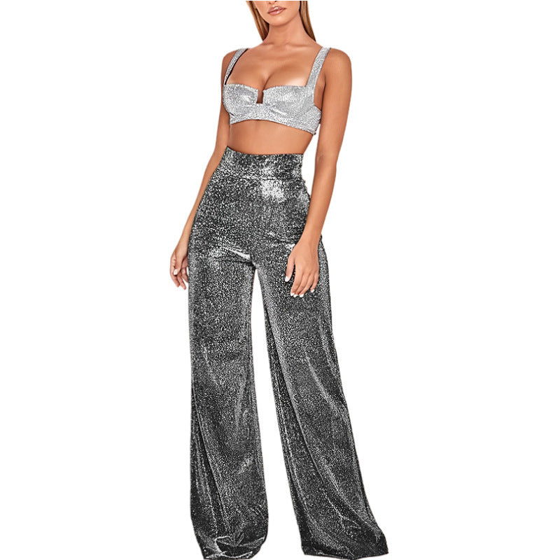 Women's Hot Sier High Waist Straight Casual Pants