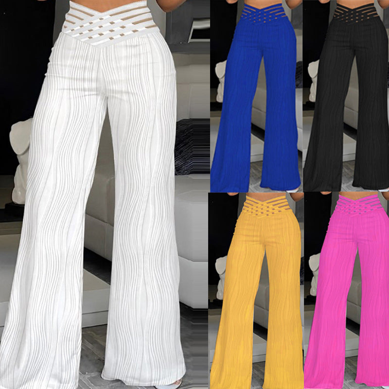 Women's Innovative Popular Jacquard Stretch Fabric Pants