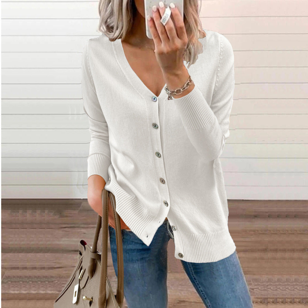 Trendy Beautiful Women's Stylish Comfortable Button Sweaters