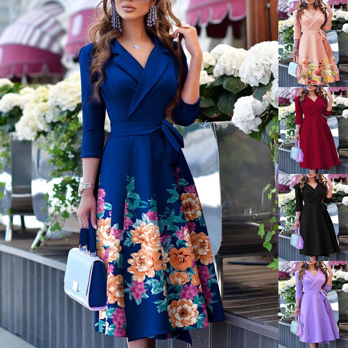 Slouchy Casual Spring Fashionable Midi Dress Dresses